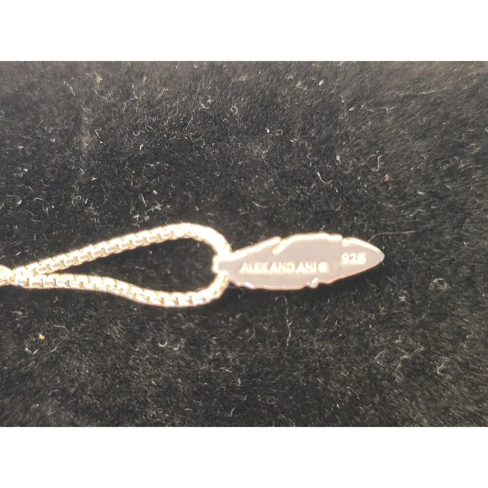 Alex and Ani Necklace Sterling Silver 925 15" / 18" Adjustable Feather Light New - Picture 4 of 6